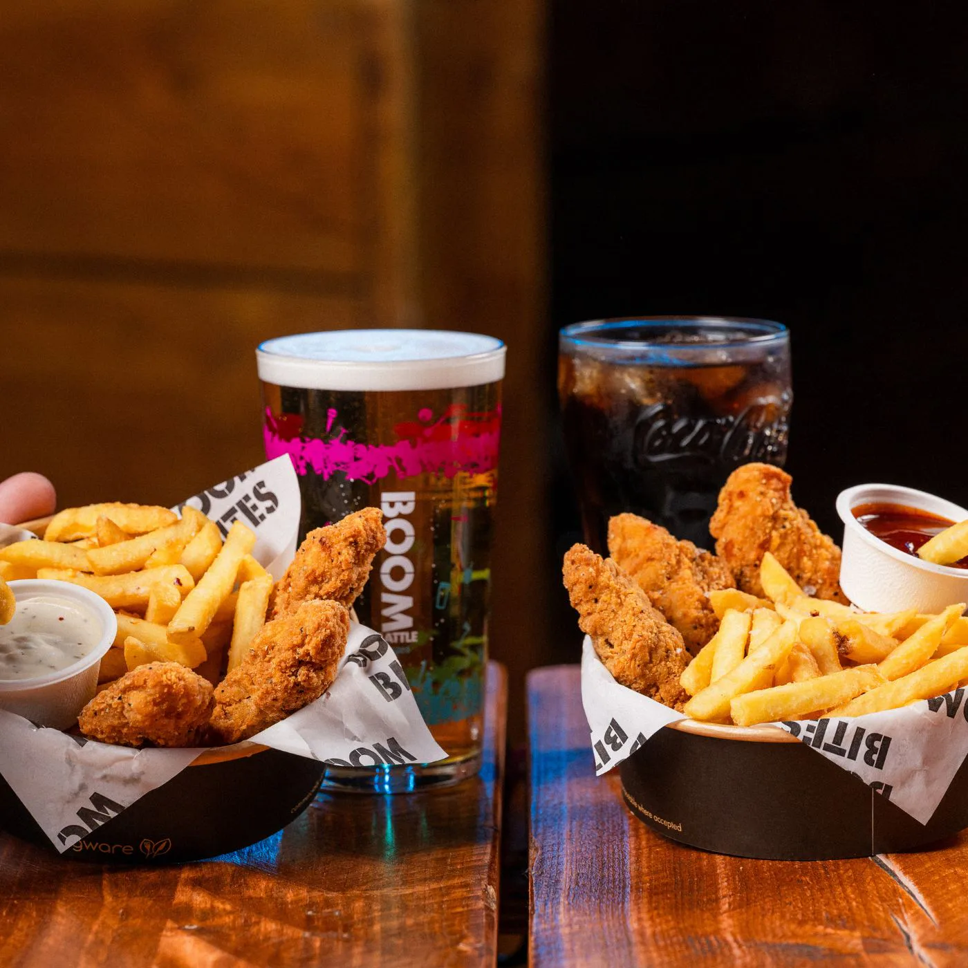 PRE-MATCH FUEL: MEAL DEALS & £5 BEVVIES