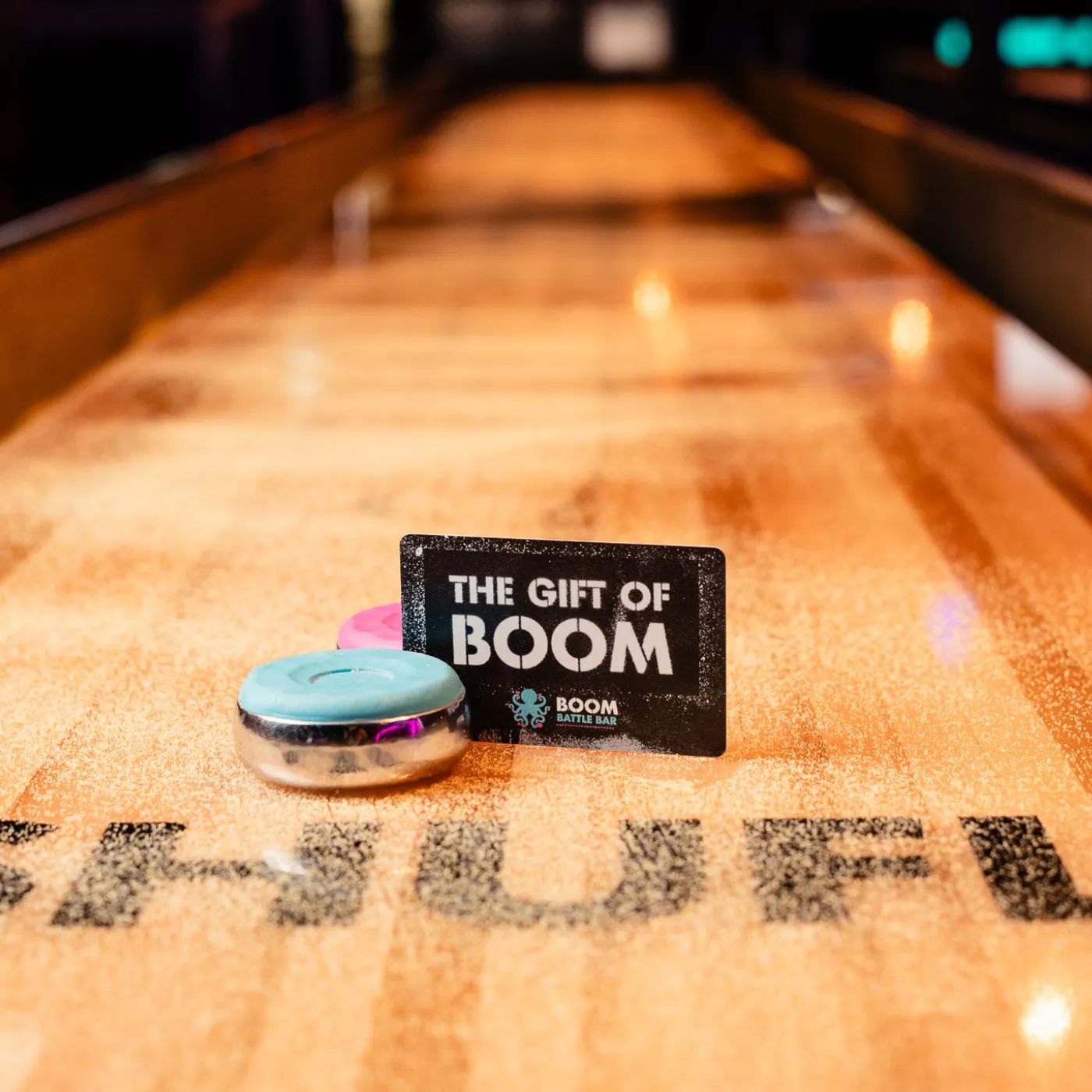 GIVE THE GIFT OF SHUFFLEBOARD